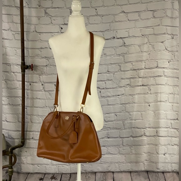 Tory Burch Brown Leather Handbag - Picture 1 of 7